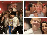 Ed Sheeran parties with Bollywood stars
