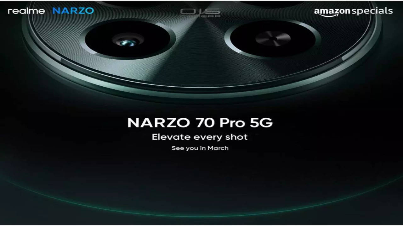 Realme Narzo 70 Pro 5G vendrá con funciones táctiles inteligentes y gestos aéreos para el agua de lluvia