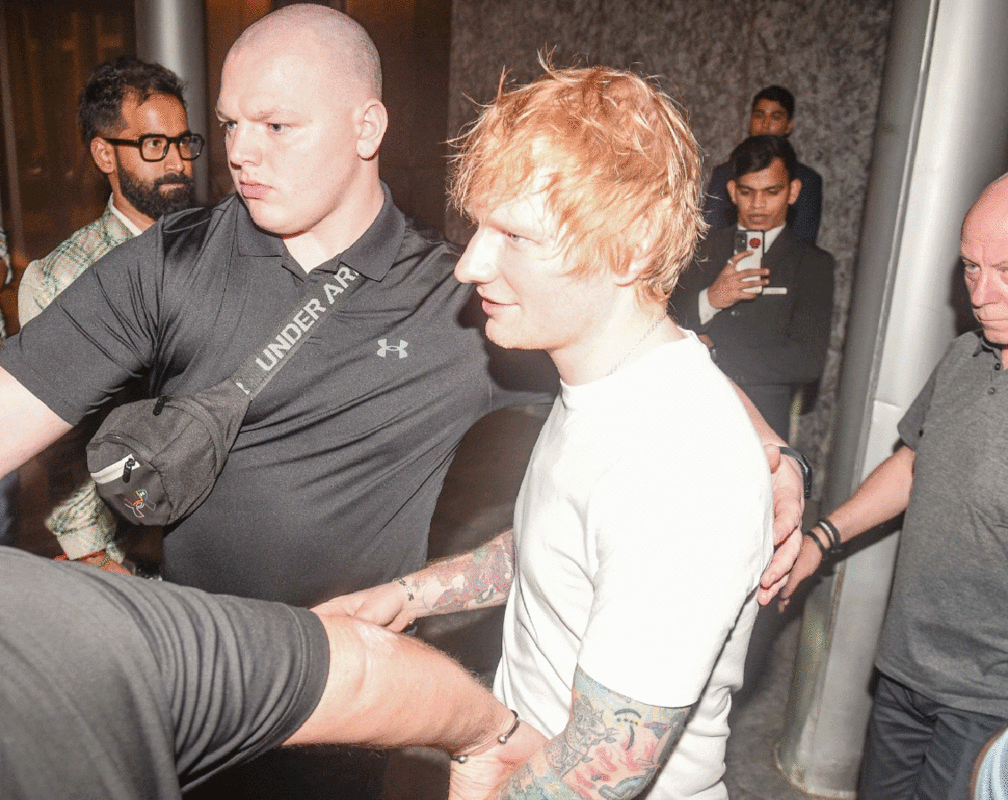 
B-Town parties with Ed Sheeran
