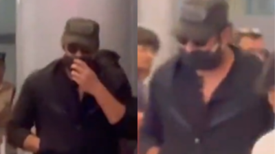 Prabhas returns from Italy, spotted at Hyderabad airport