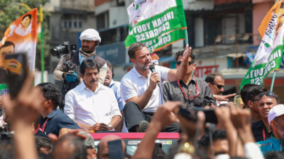 Rahul Gandhi concludes Bharat Jodo Nyay Yatra by reading Preamble of Constitution