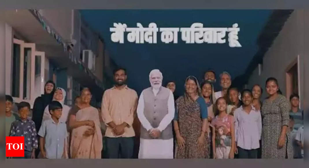 Campaign song titled ‘Mai Modi ka parivar hun’ released ahead of Lok Sabha polls | India News