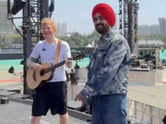 Diljit, Sheeran perform to Lover, Shape of You