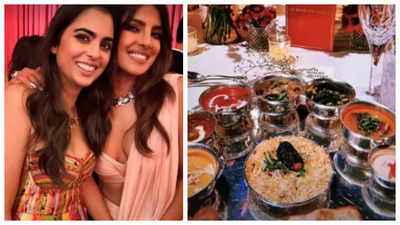 Priyanka Chopra gives speech, guests treated to delicious thaali - INSIDE photos and videos from Isha Ambani's Holi bash