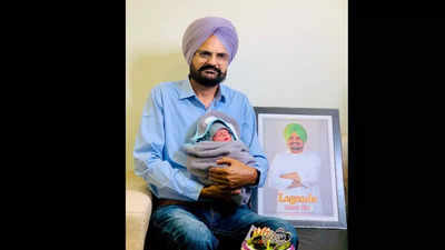 Sidhu Moosewala's mother, Charan Kaur, gives birth to baby boy at Bathinda hospital; father shares first picture on Instagram