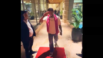 Watch: Dhruv Jurel gets 'salute' welcome at Rajasthan Royals