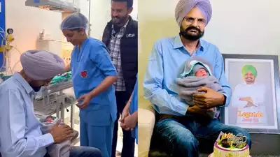 Video of Sidhu Moosewala's family welcoming their newborn son melts hearts - Watch