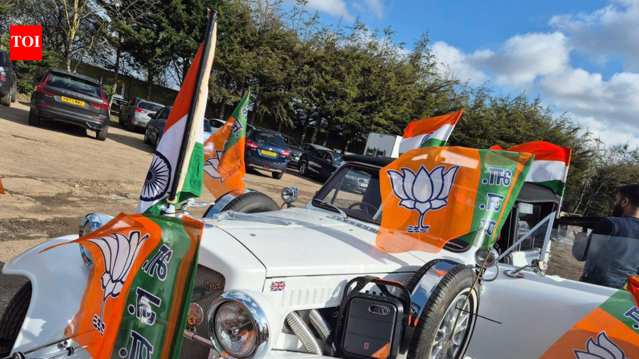 Car rally held in UK in support of PM Modi ahead of Lok Sabha polls