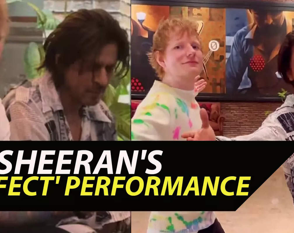 
Ed Sheeran sings 'perfect' for Shah Rukh Khan; video from the private concert goes viral online
