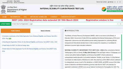 NEET UG 2024 application correction window opens today, check what can be edited