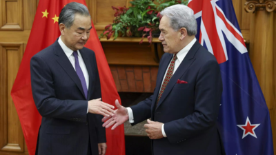 Chinese foreign minister meets New Zealand counterpart to start diplomatic tour