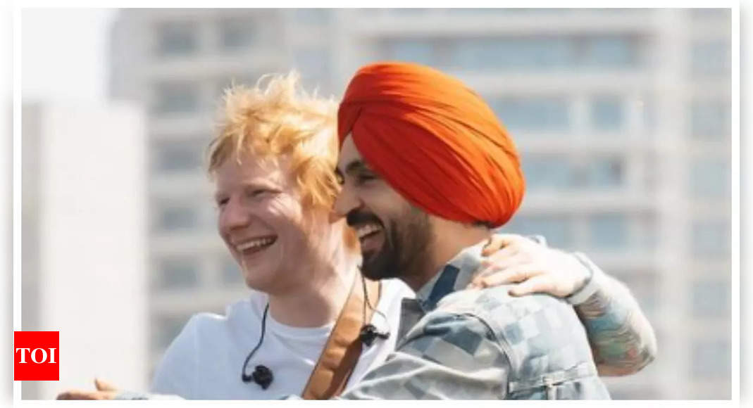 Diljit Dosanjh shares UNSEEN pictures with ‘Beautiful Soul’ Ed Sheeran; says, ‘Learnt so Much’ | Hindi Movie News