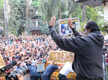 
Amid hospitalisation rumours, Amitabh Bachchan greets fans outside Jalsa
