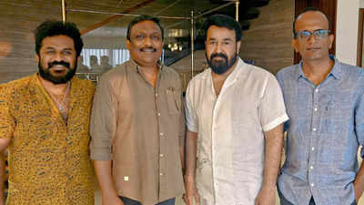 L360: Mohanlal shares pictures with 'Operation Java' director Tharun Moorthy ahead of their first collaboration