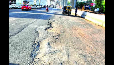 Broken Roads, From One End To Another... Bhopal Lies Battered