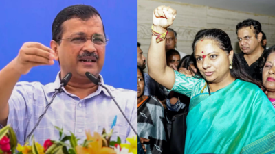 K Kavitha plotted with Delhi CM Arvind Kejriwal, Manish Sisodia, involved in Rs 100 crore payoff, says ED