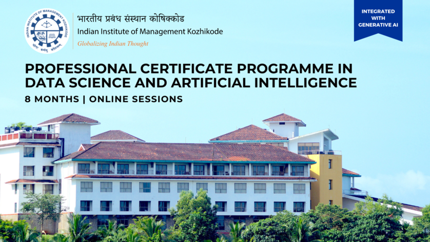 Level up your AI & Data Science skills with prestigious AI & Data Science Certification by IIM Kozhikode