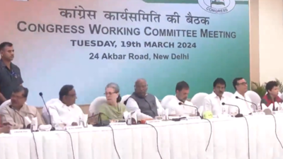 Congress Working Committee meets to finalise Lok Sabha election manifesto
