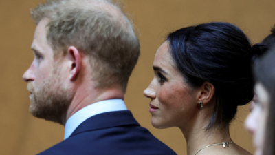 Harry and Meghan attend event marking the World Mental Health Day in New York. (Reuters) Royal family removes individual bios of Prince Harry and wife Meghan Markle