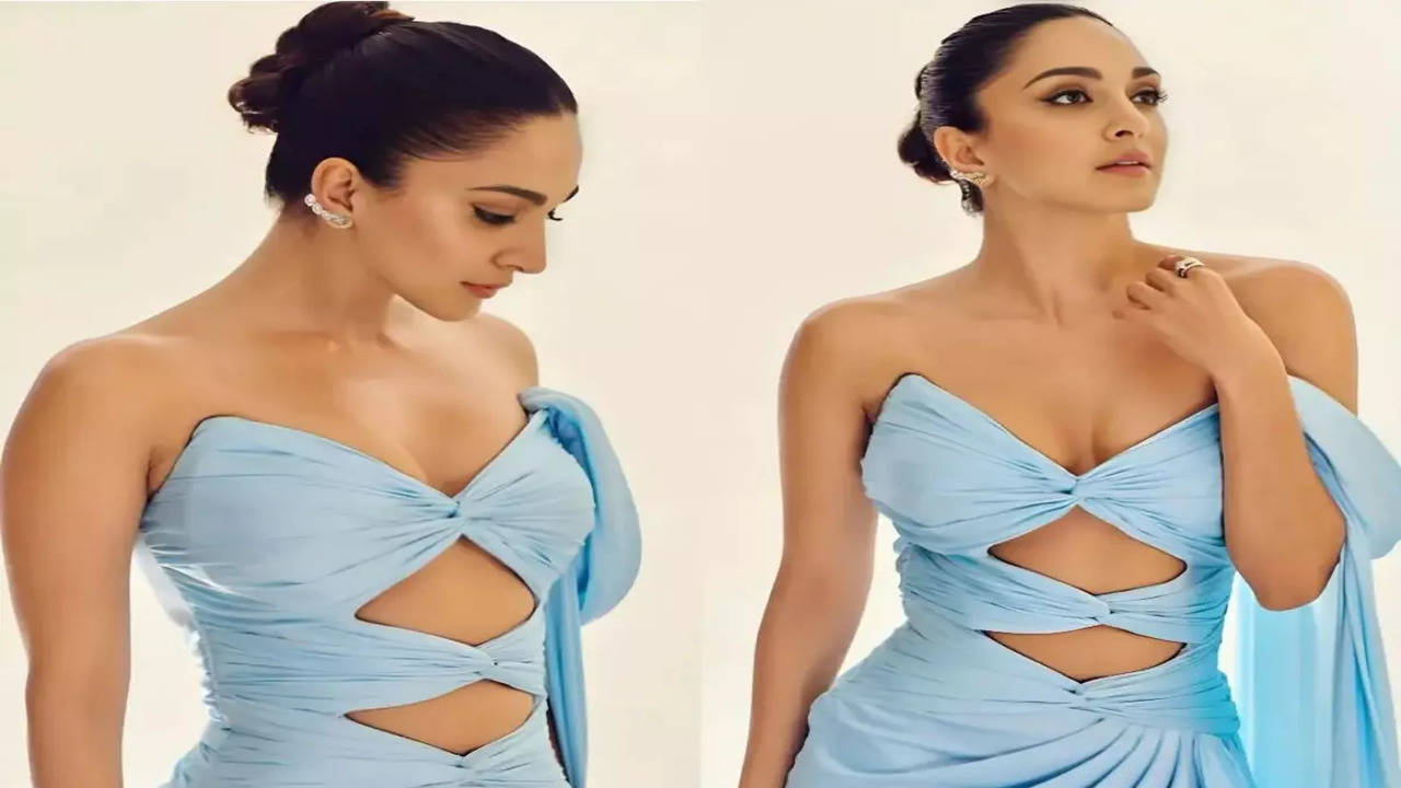 Kiara Advani Makes Head Turns In Powder Blue Gown, Fans Call Her 'Queen';  Video Goes Viral - News18