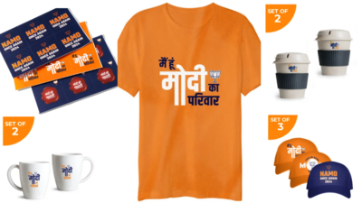 T-shirts, magnets, cups: BJP launches NaMo merchandise ahead of LS polls