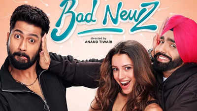 Triptii Dimri flaunts baby bump in the new poster of 'Bad Newz' co ...