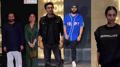 Kareena Kapoor Khan, Saif Ali Khan, Ranbir Kapoor, Arjun Kapoor, Malaika Arora: Celebs attend screening of Kunal Kemmu's 'Madgaon Express' - WATCH