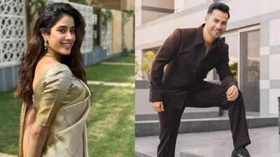 "Tie your laces," Janhvi Kapoor teases her 'Bawaal' co-star Varun Dhawan on social media