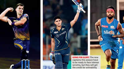 IPL 2024: Challenges ahead for Hardik Pandya, Pat Cummins and Shubman Gill as new captains