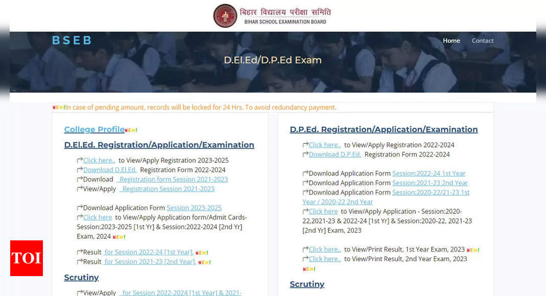 BSEB announces Bihar DElEd exam date 2024, admit card soon |