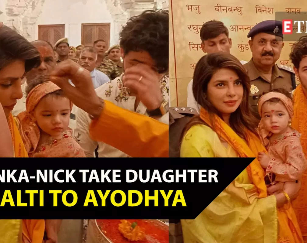 
Jai Shree Ram! Priyanka Chopra Jonas with husband Nick Jonas and daughter Malti offer prayers at Ayodhya's Ram Mandir
