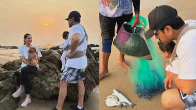 Upasana Konidela shares her experience on Vizag beach with Ram Charan and their daughter Klin Kaara Konidela: 'Wish it was cleaner and had less broken glass'