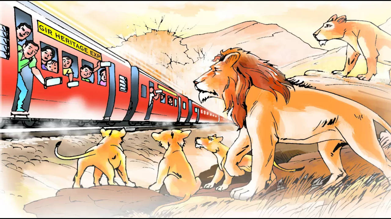 Lion Deaths: Hc Seeks Measures To Prevent Lion Deaths On Railway Tracks |  Ahmedabad News - Times of India