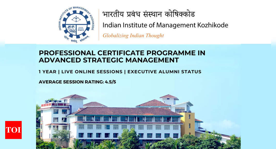 IIM Kozhikode and Emeritus Collaborate to Offer Chief Product Officer  Program; Apply till Dec 21