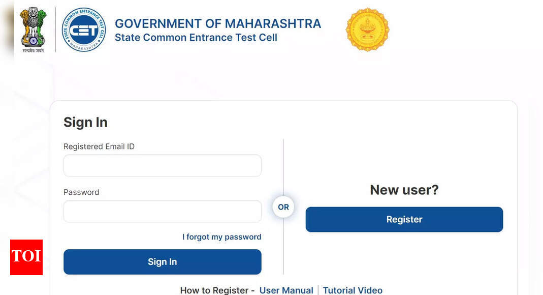 MAH CET Registration 2024: Application process begins for BCA, BBA, BMS & BBM at cetcell.mahacet.org, here’s how to apply – Times of India