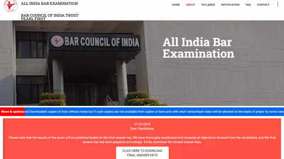 AIBE 18 final answer key 2024 released, download PDF here