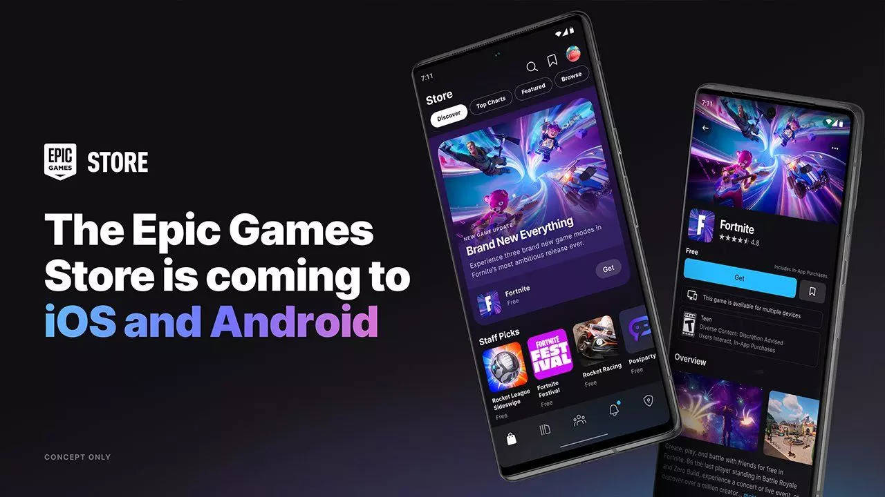 Epic Games Store expansion to iOS and Android announced: All the details |  - Times of India