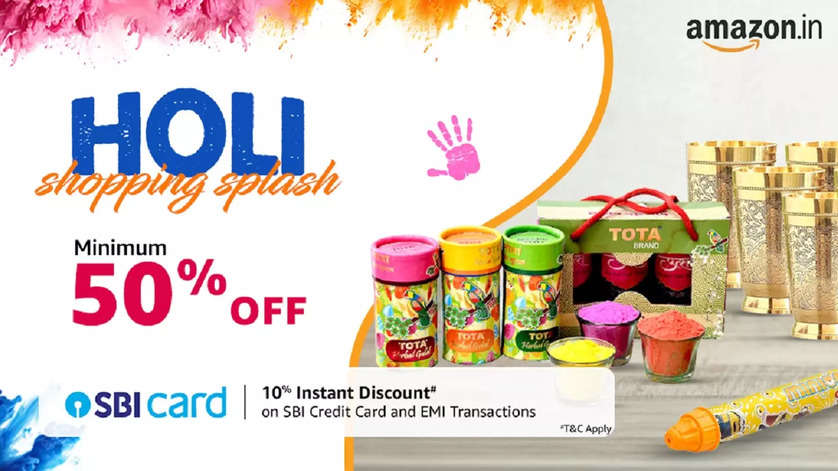 Celebrate the festival of colours with Amazon.in’s Holi essentials