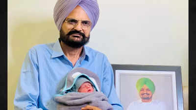 Sidhu Moosewala's father Balkaur Singh reveals the name of his newborn son