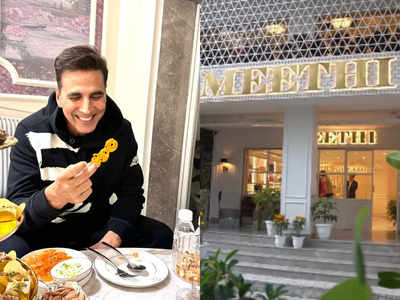 Look who has a sweet tooth! Akshay Kumar spotted at THIS Delhi mithai shop