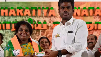 BJP fields Annamalai from Coimbatore, Soundararajan from South Chennai seat
