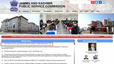 JKPSC CCE Main Exam 2024 dates released, admit card on March 23