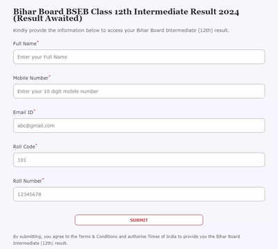 BSEB Bihar Board 12th Result 2024 DECLARED: Here are the easy steps to check on TOI website