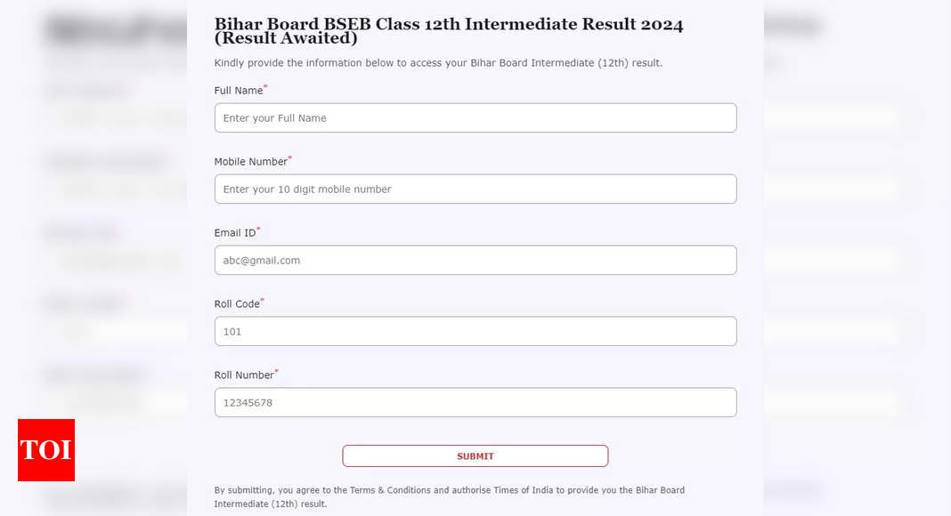 BSEB Bihar Board 12th Result 2024 (SOON) on TOI website: Here are the easy steps to check