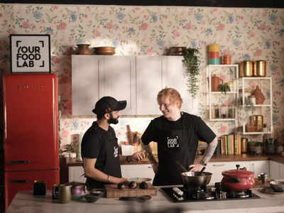 Ed Sheeran and Chef Sanjyot Keer cook together Mumbai's famous Misal Pav