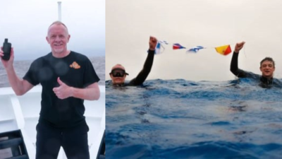 British explorer Chris Brown becomes first person to reach Earth's remotest place point Nemo