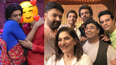 Sunil Grover returns as Gutthi; Kapil Sharma and team drop pictures from their soon-to-release 'The Great Indian Kapil Show'