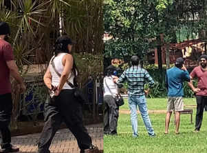 BTS clicks of Yash from the sets of 'Toxic' go viral on the internet; netizens REACT - See LEAKED photos