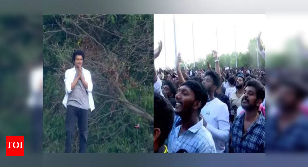 Thalapathy Vijay greets, expresses gratitude to fans during GOAT's Kerala schedule | - Vimarsana News