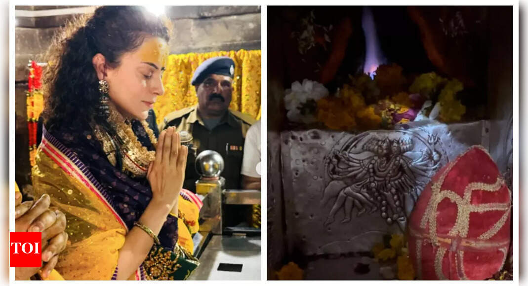 Kangna Ranaut visits 'Bagalamukhi' and 'Jwala Devi' temples with her family on her birthday; See pics | Hindi Movie News - Vimarsana News